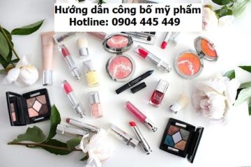 Công bố chất lượng mỹ phẩm son môi