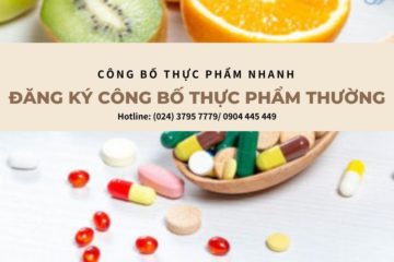 Đăng ký công bố thực phẩm thường