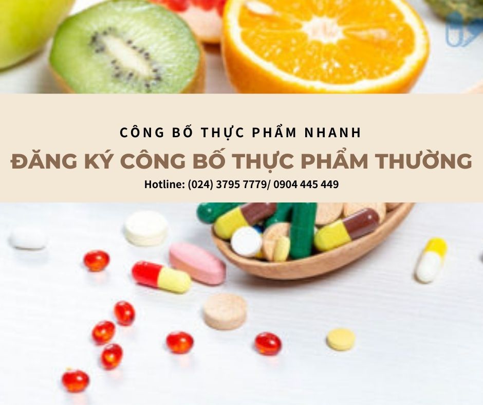 Đăng ký công bố thực phẩm thường